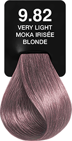 9.82 Very Light Moka Irisee Blonde