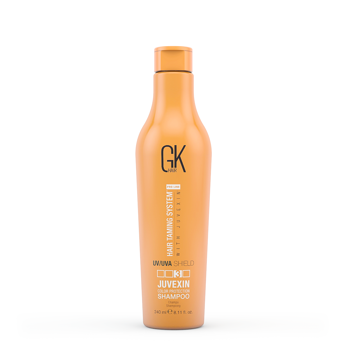 Shield Shampoo and Conditioner are available at GK Hair